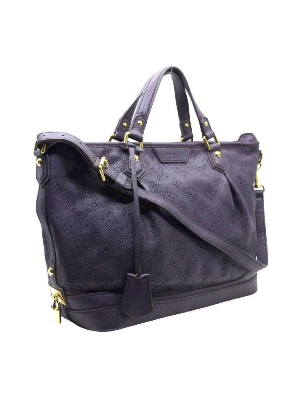 Louis Vuitton Monogram Mahina Stella PM 2-Way Handbag Ulsan Purple
